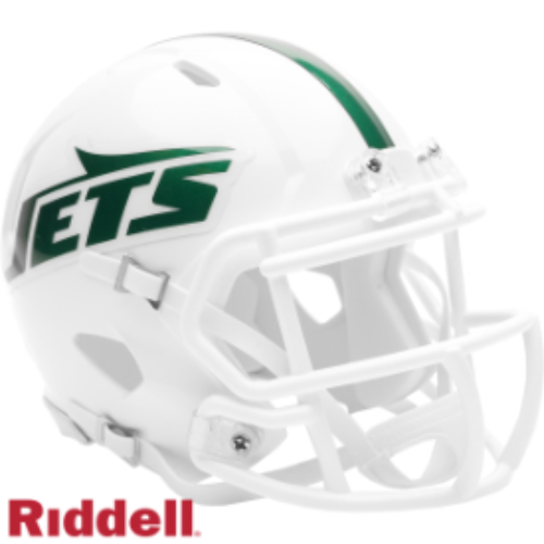 New York Jets NFL Mini Speed Football Helmet 2026 Alternate On-Field