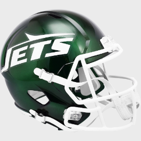 New York Jets Full Size Speed Replica Football Helmet Tribute - NFL