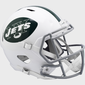 New York Jets Full Size 1965 to 1977 Speed Replica Throwback Football Helmet - NFL