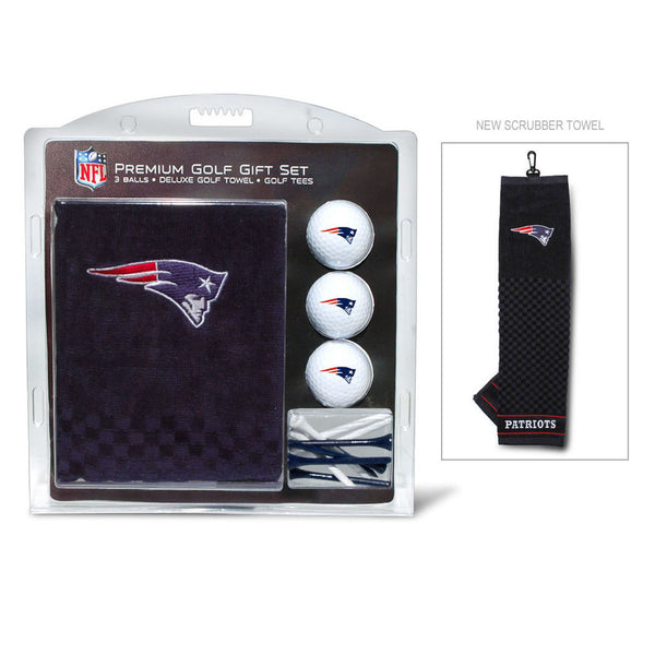 New England Patriots Golf Gift Set with Embroidered Towel