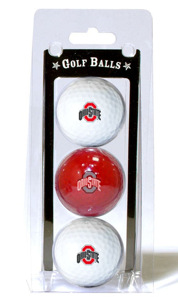 Ohio State Buckeyes 3 Pack of Golf Balls