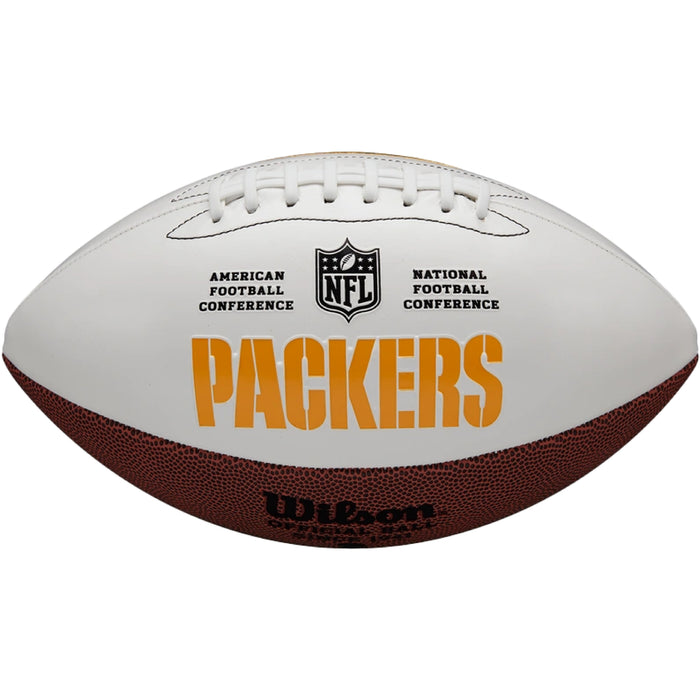 Green Bay Packers Embroidered Logo Autograph Edition Football
