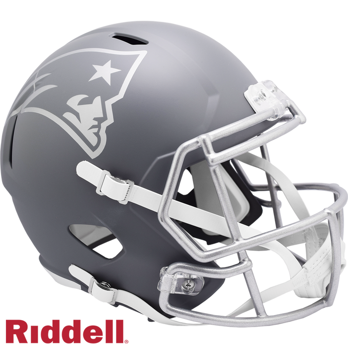 New England Patriots Full Size Replica Speed Slate Helmet NFL