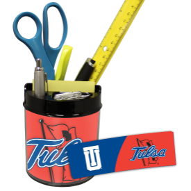 Tulsa Golden Hurricane Small Desk Caddy
