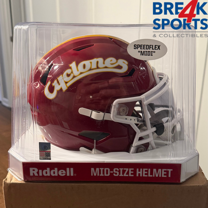Iowa State Cyclones NCAA Riddell Mid Size SpeedFlex Helmet NEW NCAA