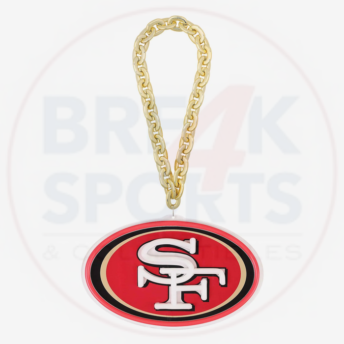 San Francisco 49ers 10" Neon Light Up Big Logo Fan Chain