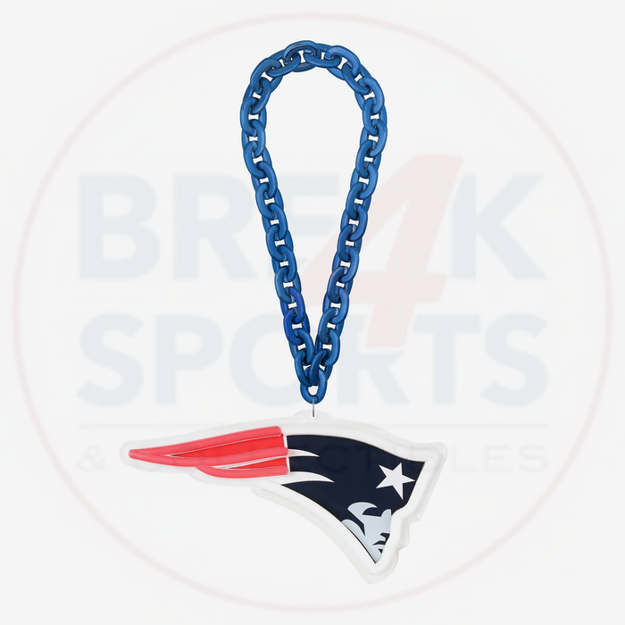 New England Patriots 10" Neon Light Up Big Logo Fan Chain