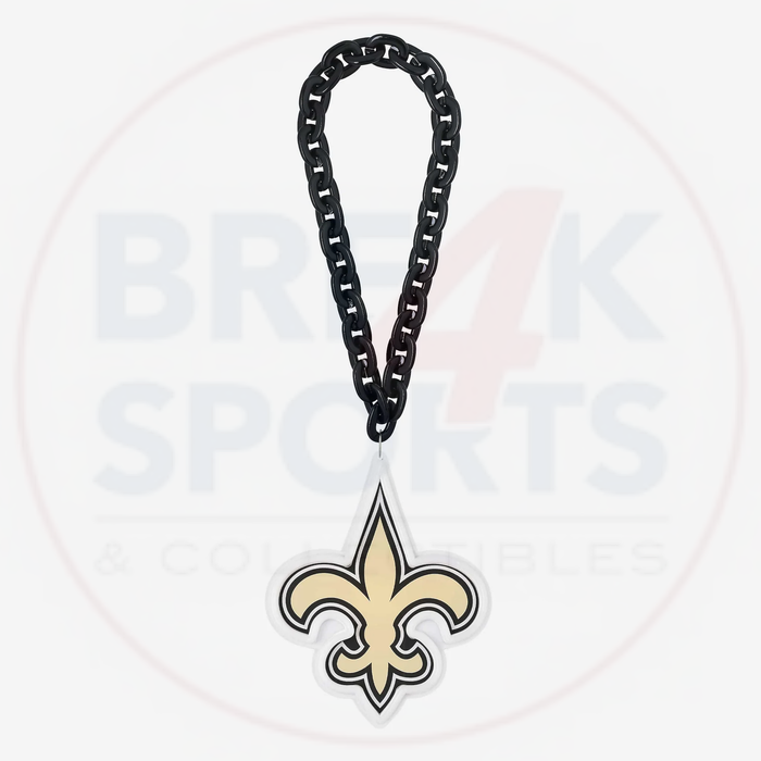 New Orleans Saints 10" Neon Light Up Big Logo Fan Chain