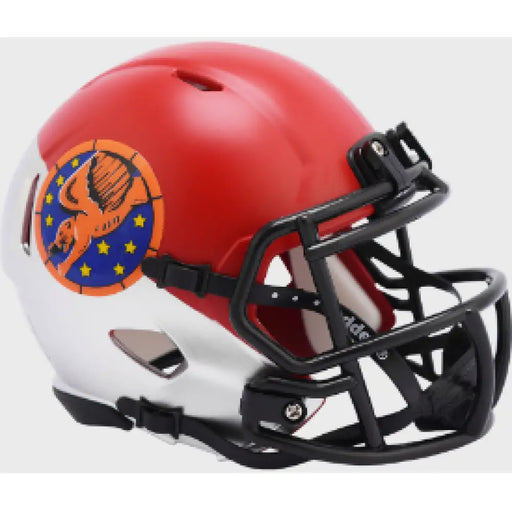 Air Force Falcons NCAA Mini Speed Football Helmet Tuskegee 99th Limited Edition - NCAA Helmets