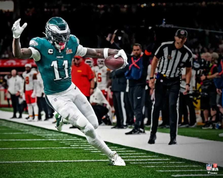 AJ Brown Super Bowl LIX Action Philadelphia Eagles 8’’ x 10’’ Football Photo Unframed Football Photos