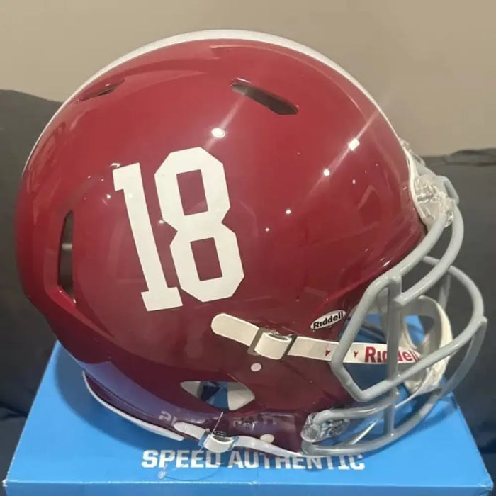 Alabama Crimson Tide Full Size Authentic Speed Football Helmet 18-NCAA Helmets