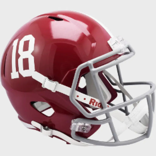 Alabama Crimson Tide Full Size Speed Replica NCAA Helmet #18-NCAA Helmets