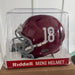 Alabama Crimson Tide NCAA Mini Speed Football Helmet #18 - NCAA Helmets