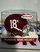 Alabama Crimson Tide NCAA Mini Speed Football Helmet #18 - NCAA Helmets