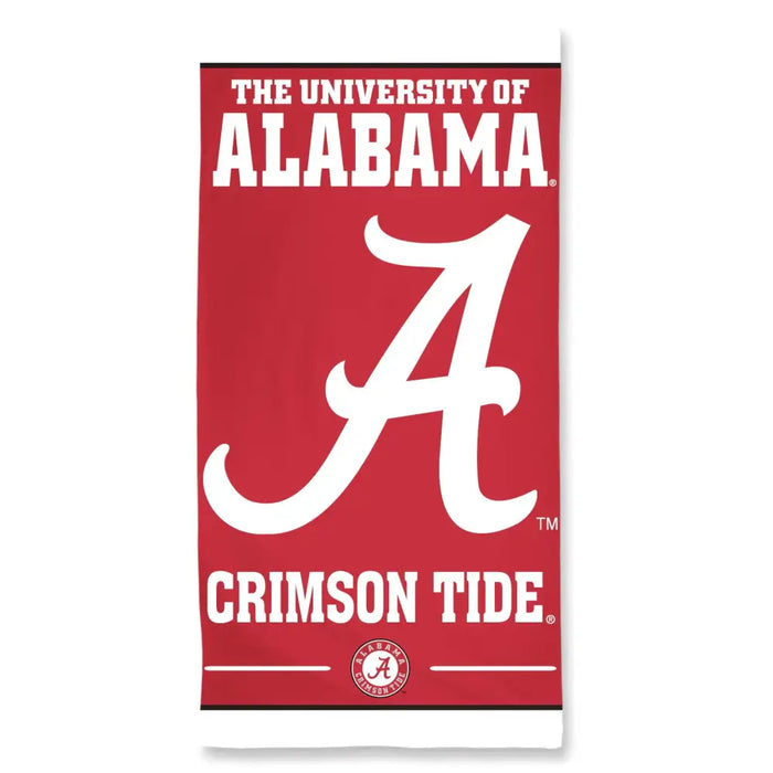 Alabama Crimson Tide Towel 30x60 Beach Style Beach Towel