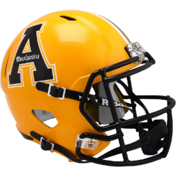 Appalachian State Mountaineers Full Size Speed Replica Football Helmet Gold-NCAA Helmets