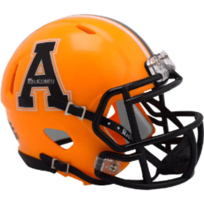 Appalachian State Mountaineers NCAA Mini Speed Football Helmet Gold- NCAA Helmets