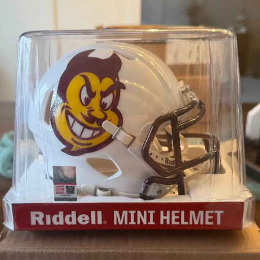Arizona State Sun Devils NCAA Mini Speed Football Helmet Sparky 2023- NCAA Helmets