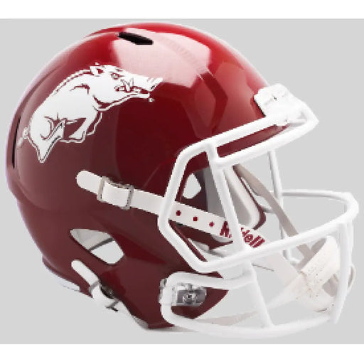 Arkansas Razorbacks Full Size Speed Replica Football Helmet - NCAA Helmets