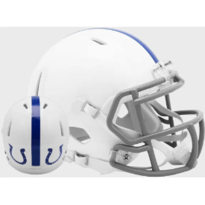 Baltimore (Indianapolis) Colts Full Size 1956 Speed Replica Throwback Helmet - NFL Helmets