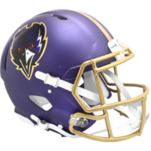 Baltimore Ravens Full Size Authentic Speed Football Helmet 2024 On-Field Alternate - NFL Helmets