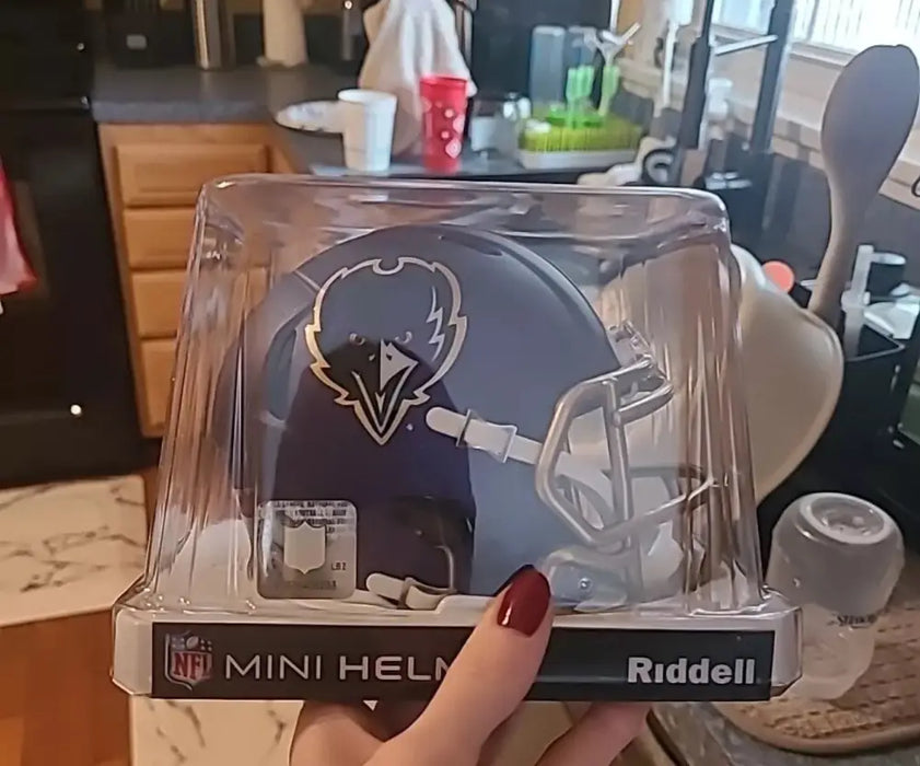 Baltimore Ravens NFL Mini Speed Football Helmet 2024 On-Field Alternate Helmets