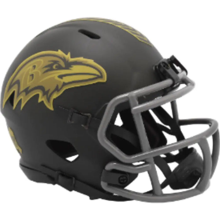 Baltimore Ravens SALUTE TO SERVICE 4 Mini Speed Football Helmet NFL Helmets