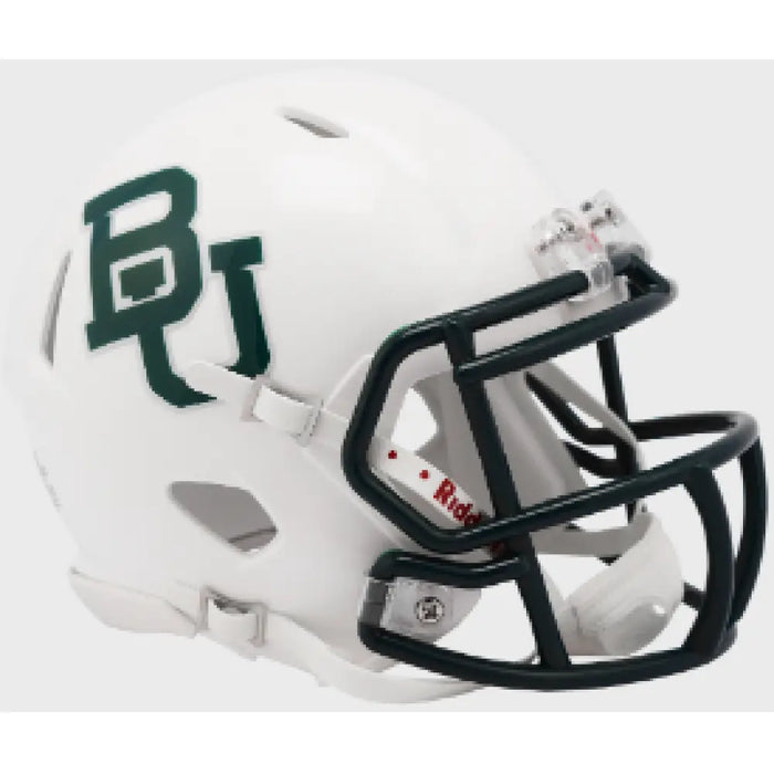 Baylor Bears NCAA Mini Speed Football Helmet White Metallic - NCAA Helmets