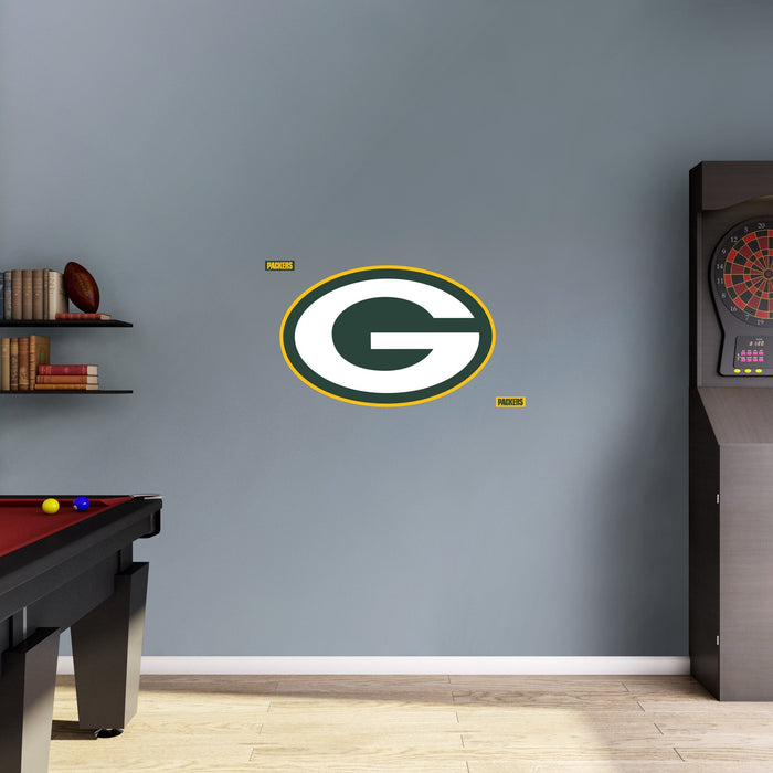 Green Bay Packers - RealBig Logo Collection - Official NFL - Reusable Vinyl Wall Decals