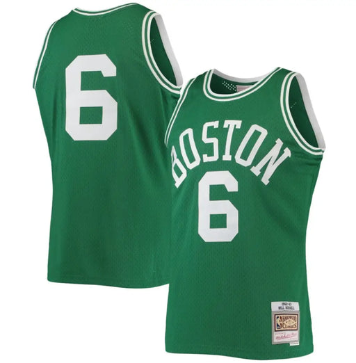 Bill Russell Boston Celtics Mitchell & Ness Green 1962-63 Hardwood Classics Swingman Player Jersey Small Jerseys
