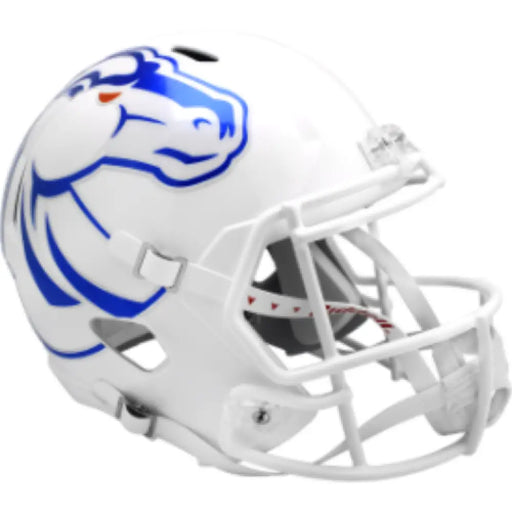 Boise State Broncos Full Size Speed Replica Football Helmet White- NCAA Helmets