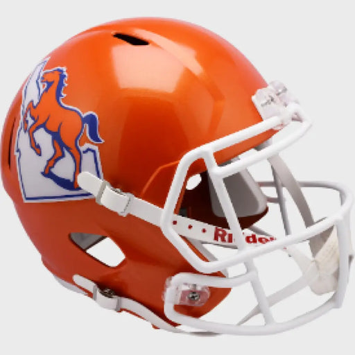 Boise State Broncos NCAA Mini Speed Football Helmet Orange NCAA Helmets