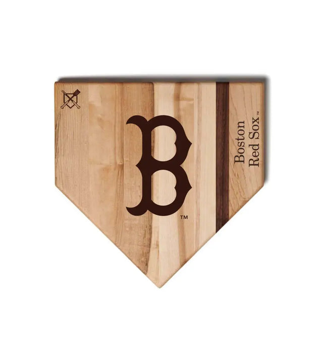 Boston Red Sox Home Plate Cutting Boards | Multiple Sizes | Multiple Designs Boston Red Sox ’Boston B’ Home Plate