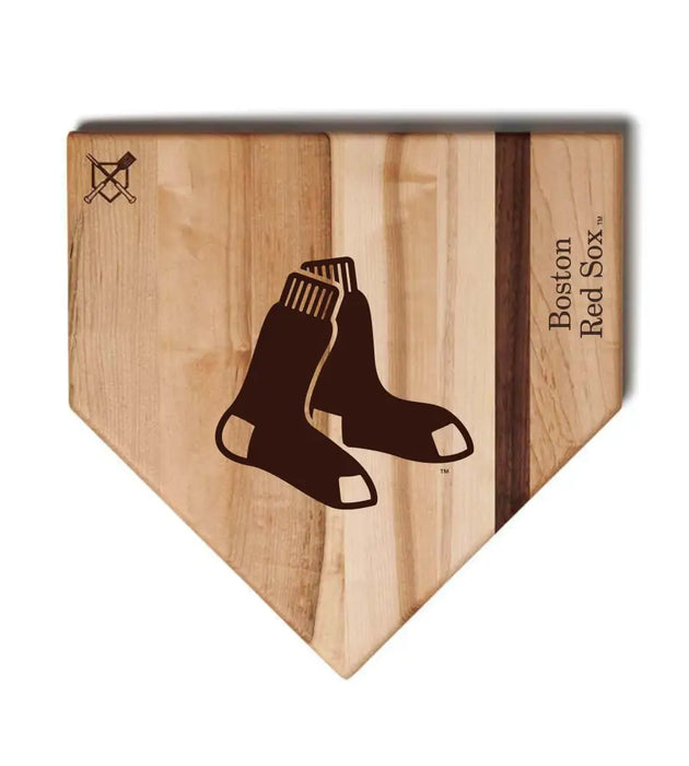 Boston Red Sox Home Plate Cutting Boards | Multiple Sizes | Multiple Designs Boston Red Sox ’Socks’ Home Plate