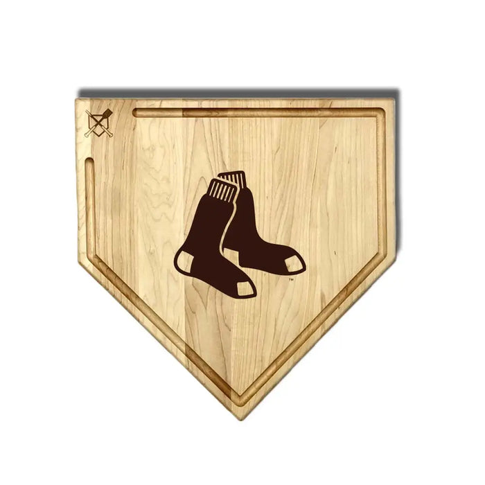 Boston Red Sox Home Plate Cutting Boards | Multiple Sizes | Multiple Designs Boston Red Sox ’Socks’ Home Plate Cutting