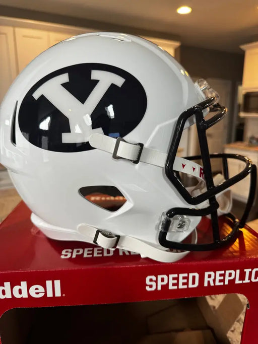 Brigham Young Cougars (BYU) Full Size Speed Replica Football Helmet - NCAA Helmets