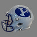 Brigham Young Cougars (BYU) Full Size Speed Replica Football Helmet White - NCAA Helmets