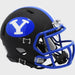 Brigham Young Cougars (BYU) NCAA Mini Speed Football Helmet Matte Black - NCAA Helmets