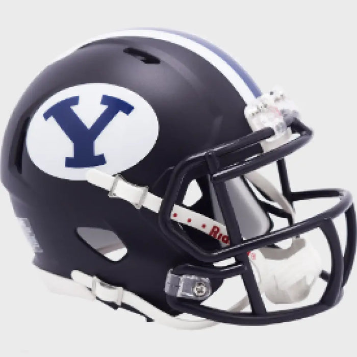 Brigham Young Cougars (BYU) NCAA Mini Speed Football Helmet Navy- NCAA Helmets