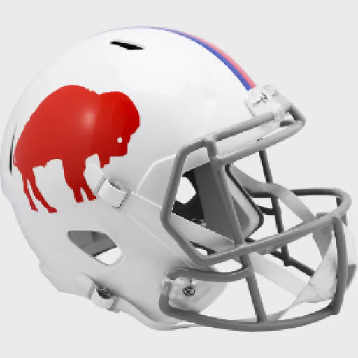Buffalo Bills Full Size 1965 to 1973 Speed Replica Throwback Helmet - NFL Helmets