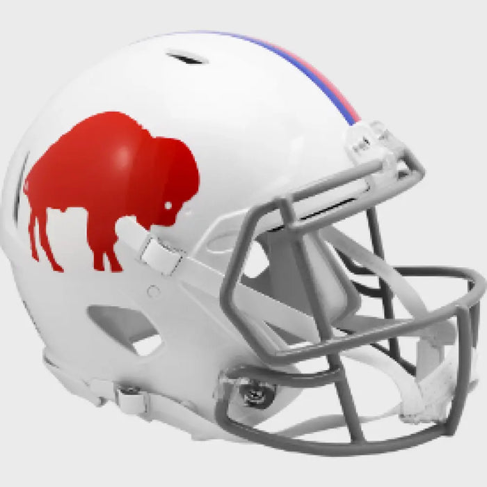 authentic throwback football helmets Buffalo Bills Full Size Authentic 1965 to 1973 Speed Throwback Footbal — Break4Sports & Collectibles, LLC