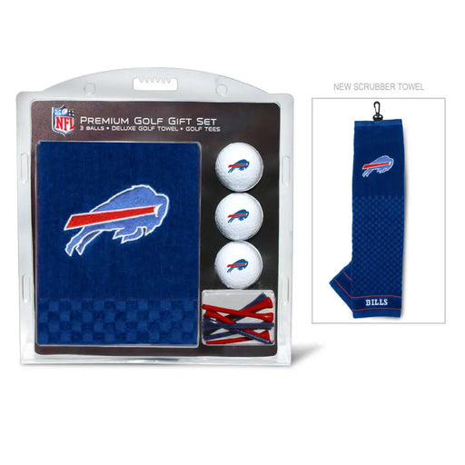 Buffalo Bills Golf Gift Set with Embroidered Towel Golf Gift Set