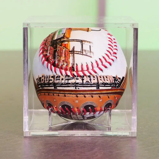 Busch Stadium Baseball (St Louis Cardinals) Baseball + Case Baseball