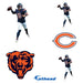 Caleb Williams - 5 Minis (Mixed Sizes) - Official NFL - Chicago Bears - Reusable Vinyl Decals 5 Decals (7’’W x 5’’H)