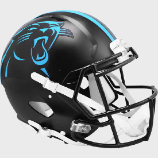 Carolina Panthers Full Size Authentic Speed Football Helmet 2022 Alternate - NFL Helmets