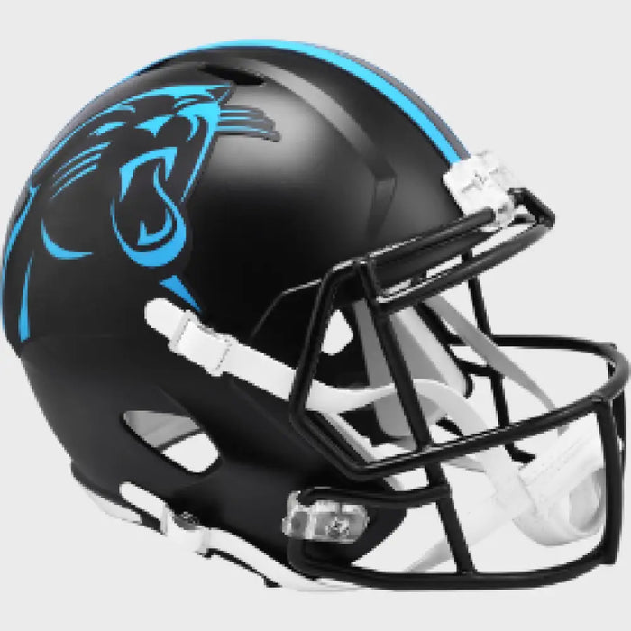 Carolina Panthers Full Size Speed Replica Football Helmet 2022 Alternate - NFL Helmets