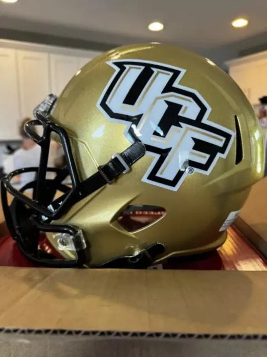 Central Florida Golden Knights Full Size Speed Replica Football Helmet UCF Gold NCAA Helmets
