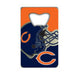 Chicago Bears Bottle Opener Credit Card Style Sports Collectibles