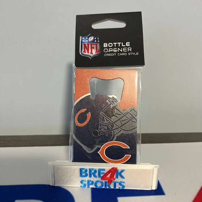 Chicago Bears Bottle Opener Credit Card Style Sports Collectibles