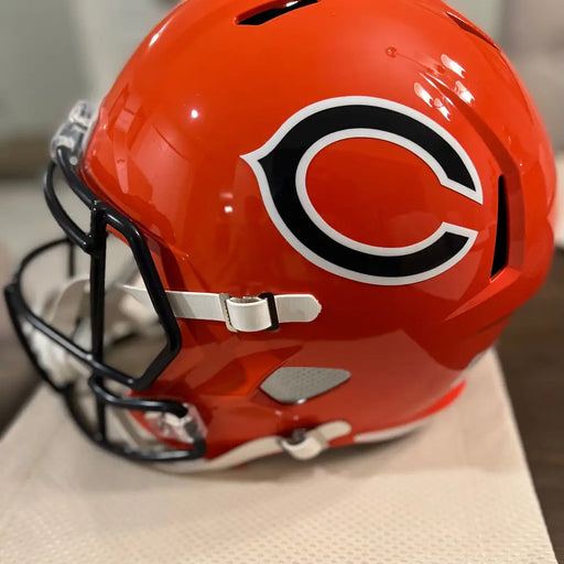 Chicago Bears Full Size Speed Replica Football Helmet 2022 Alternate - NFL Helmets